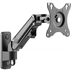 RICOO Supporto monitor muro S4311 Girevole Inclinabile Schermo PC 17-27" (43-69 cm) Staffa TV universale Televisore LED Curvo VESA 75 x 75 100 x 100