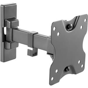 RICOO Supporto monitor muro S3811 Girevole Inclinabile Schermo PC 13-27" (33-69 cm) Staffa TV universale Televisore LED/LCD/Curvo VESA 100 x 100