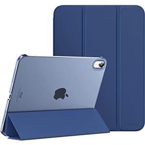 MoKo Cover Custodia iPad (A16) 11a Generazione 2025 /iPad 10a Generazione 2022, Cover Custodia Protettiva per Supporto Ultrasottile con Copertura Posteriore Traslucida in PC Rigido, Blu Marino