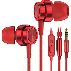 Yatloml Auricolari con filo, Cuffie In Ear con Microfono e Controllo del, Isolamento del Rumore, Alta Qualità del Suono Cuffiette, Auricolari per iPhone, Samsung Galaxy, Tablet e Dispositivi da 3,5 mm…
