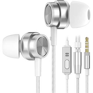 Yatloml Auricolari con filo, Cuffie In Ear con Microfono e Controllo del, Isolamento del Rumore, Alta Qualità del Suono Cuffiette, Auricolari per iPhone, Samsung Galaxy, Tablet e Dispositivi da 3,5 mm…