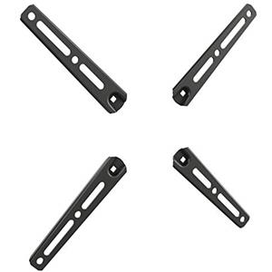 RICOO Adattatore VESA Estensione VA0200 supporto TV Staffa monitor Televisore 32-55" (81-140 cm) Estendere VESA 200 x 200 a 400 x 400 Acciaio Nero