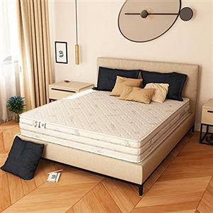 Baldiflex Emporio Materasso Matrimoniale in Memory 160 x 190 cm Symphony 18 + 6 Memory Alto 25 cm - Rivestimento Sfoderabile Silver Safe