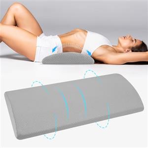 Ainiv Cuscino per Supporto Lombare in Memory Foam, Cuscino Lombare ergonomico, Fornire Sostegno e Alleviare il Dolore Lombare, per la Vita per Chi Dorme di Lato e Sulla Schiena