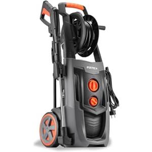 FUXTEC Idropulitrice Elettrica ad Alta Pressione FX-HDR2200, 2200W, 170 Bar, con Tubo da 7m, Serbatoio Detergente Integrato, Potente per Superfici e Veicoli