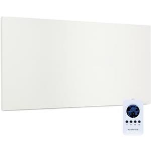 Klarstein Stufa Elettrica Pannello Radiante Infrarossi 720 Watt con Telecomando e Timer