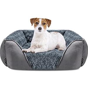 JOEJOY Cuccia Cane Interno, Cuccia per Cani Antiscivolo Anti-ansia, Cuscino per Cani Taglia Media e Piccola, Morbida Confortevole Letto Cane Lavabile, 63x53x20cm