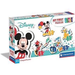 Clementoni - 20819 - My First Puzzle - Disney Mickey Mouse - 3-6-9-12 Pezzi - Made In Italy - Puzzle Bambini 2 Anni +