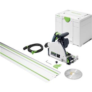 Festool Sega ad affondamento TS 60 KEBQ-Plus-FS - Tagli precisi fino a 60 mm, Funzione KickbackStop, Inclusi accessori