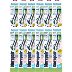 Biorepair, Spazzolino JUNIOR Medio Soft, Per Bambini 6-12 Anni, Con Setole ad Alta Densità, Garantisce Comfort ed Efficacia, Curve Brevettato, Protezione Antibatterica, Confezione da 12