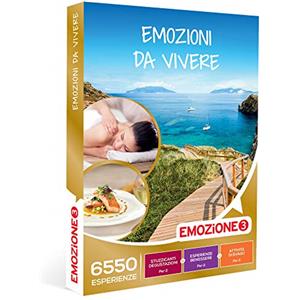 Emozione3 - Cofanetto regalo Emozioni da vivere - Idea regalo originale - Un'esperienza benessere, enogastronomica o di svago per 1 o 2
