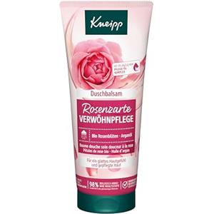 Kneipp Balsamo doccia Rosenzarte coccole - gel doccia con estratto di fiori di rosa biologico e un complesso di olio nutriente dona una sensazione liscia sulla pelle e nutre la pelle - 200 ml