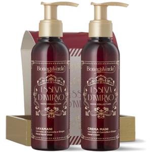 Bottega Verde - Cofanetto Regalo Essenza d'Inverno, con Crema Mani 150 ml, Lavamani 150 ml e Vassoio Portasapone, Fragranza di Cannella e Ginger, Idea Regalo