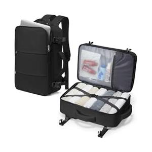 SZLX Zaino Ryanair 40x30x20 Donna Zaino da Viaggio 40x30x20 Wizzair Bagaglio a Mano Uomo per Laptop da 14 Pollici Borse da Cabina Easyjet con Porta Scarpe