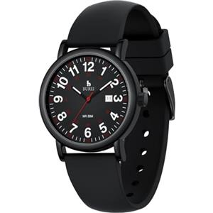 BUREI Orologio da uomo da donna per infermieri, medici, studenti, donne e uomini, impermeabile, 12/24 ore, quadrante luminoso e ben leggibile., Nero-8., cinghia