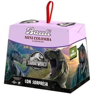 Generico Mini Colomba al Cioccolato JURASSIC WORL con Sorpresa 100g - Pasqua 2025