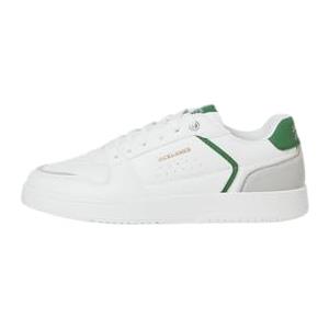 JACK & JONES Scarpe Stringate da Uomo JFWEALING PU, White Detail Trekking Green, 43 EU