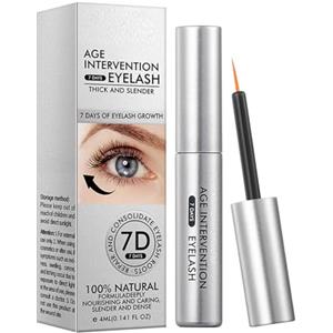 LOOUXC Siero Ciglia Allungante Naturale 4ML, Spesse e Luminose, Volumizzante Siero Per La Crescita Delle Ciglia, Risultati Rapidi e Duraturi, Risultati Visibili, Naturalmente