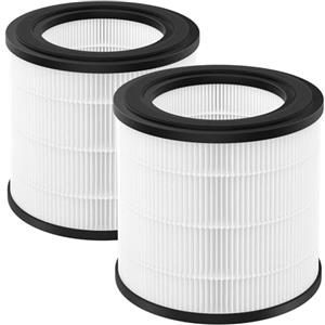 Neuytiky 2 Pezzi Filtro di Ricambio HEPA13 in Confezione,HEPA Filtro HEPA H13 True Compatibilie,Compatibile con Purificatori D'aria Philips Serie 800 AC0830/10,AC0820/30,AC0820/10,AC0819/10