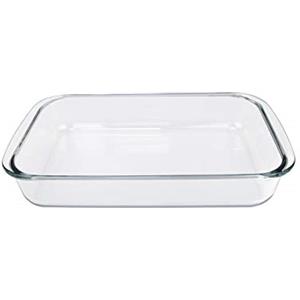NUTRIUPS Pirofila in vetro da forno, 1L Pirofile da forno in vetro rettangolare, lasagnera,Casseruola