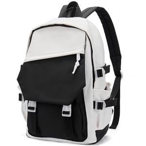 SZLX Zaino Scolastico Da Donna Leggero Scuola Casual Daypack College per Computer Portatile Uomo Donna Resistente All'acqua Zaino Da Viaggio per Adolescenti Lo Sport Liceo Medio Bookbag per ragazze
