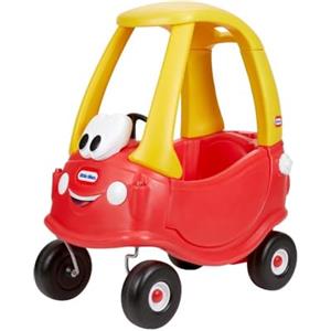 Little Tikes Cozy Coupe - Ride-on per Bambini, Piedi Per Terra, Mini Auto a Spinta con Clacson Funzionante, Interruttore di Accensione e Tappo della Benzina, Età 18 Mesi