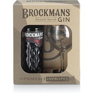 Brockmans Gin Brockmans Brockmans Gin Cl.70 + Bicchiere - 700 ml