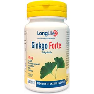 Longlife ginkgo forte 60 tavolette - LONGLIFE - 944290473