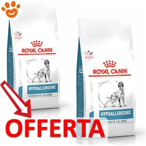Royal Canin Hypoallergenic Moderate Calorie - Alimento Dietetico Completo per Cani, 14 kg