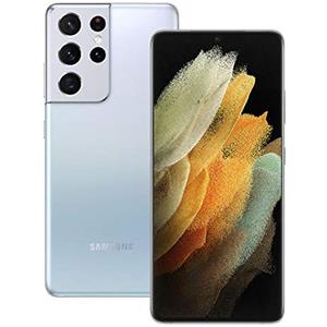 Samsung Smartphone Galaxy S21 Ultra 5G, Display 6.8 Dynamic AMOLED 2X, 4 fotocamere posteriori, 256 GB, RAM 12GB, Batteria 5000mAh, Dual SIM+eSIM, (2021) [Versione Italiana], Argento (Phantom Silver)