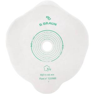 B.BRAUN MILANO SpA Flexima Key Placca Piana 40 mm con Protettore Cutaneo Idrocolloidale e Flangia - 5 Pezzi