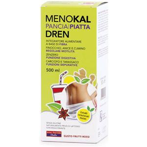 Vital Factors MenoKal Pancia Piatta Dren 500 ml - Drenante al gusto frutti rossi