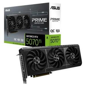 ASUS Prime GeForce RTX 5070 Ti OC Edition 16GB GDDR7 DLSS4 1*HDMI/3*DisplayPort PCi Ex 5.0 16x