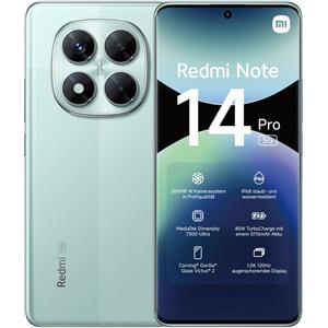 Xiaomi Redmi Note 14 Pro 5G 256GB Ivy Green Smartphone RAM 8GB Verde