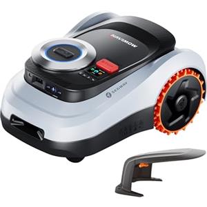 NAVIMOW Segway Navimow i208 LiDAR Robot Tagliaerba Senza Filo Perimetrale Kit con Garage M, Sistema LiDAR e Sistema a Doppia Visione, Mappatura Automatica, Ruote Fuoristrada, 800 m² (Spedito separatamente)
