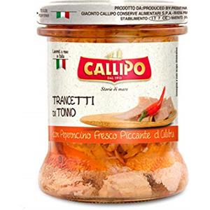 Giacinto Callipo Trancetti di Tonno con Peperoncino Fresco Piccante di Calabria 170gr