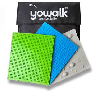 YOWALK FEETBOARD LITE PACK Tappetino Palestra 3 Tavole Per La Microcircolazione Sanguigna E Microarticolazioni Piedi Tappeto Palestra Termoplastica SEBS Riciclabile Tappetino Fitness Made In Italy