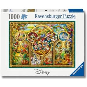 Ravensburger - Puzzle 1000 Pezzi Disney Le Più Belle Storie Disney | Puzzle Disney Per Adulti E Bambini Con Una Misura Di 70x50 Cm | Regalo Per Adulti E Bambini Da 14 Anni E Più