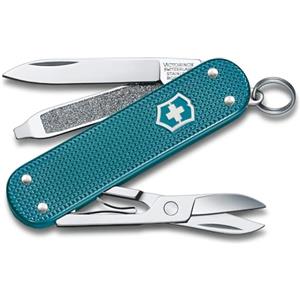 Victorinox, Classic SD Alox, Coltellino Svizzero, Originale, Multiuso, Campeggio, 5 Funzioni, Lama, piccola, Lima per unghie