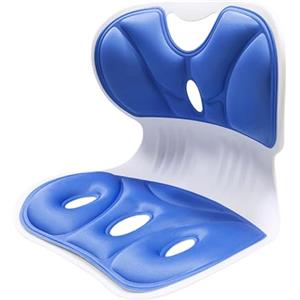 MAGIC SELECT Sedile Ergonomico Schienale Lombare, Sedia Correttore Posturale, Supporto Ergonomico in Schiuma e Plastica PP, Portatile, Confortevole e Allevia il Mal di Schiena. Ideale per Ufficio, Casa e Viaggi.