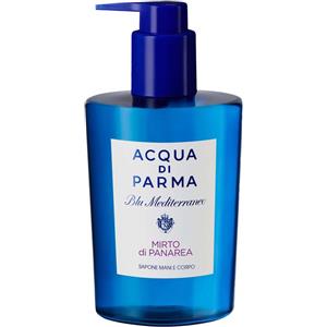 Acqua di Parma Blu Mediterraneo Mirto di Panarea - Sapone Liquido Mani e Corpo 300 ml con Fragranza Fresca e Marina