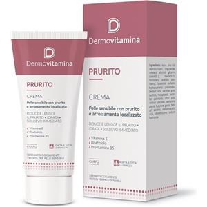 PASQUALI Dermovitamina Prurito Crema 30ml - Trattamento lenitivo per prurito e arrossamento