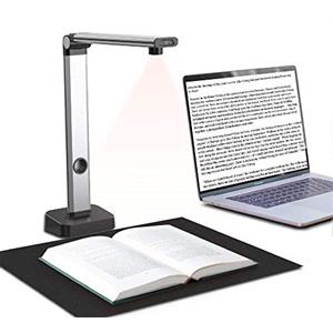JOYUSING Scanner per Documenti Portatile HD da 14 MP, Scanner per libri, acquisizione formato A3, OCR multilingue intelligente, Converti in PDF/Word/Txt/Excel su Windows e PDF su Mac