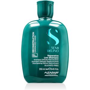 Alfaparf Milano Semi di Lino Shampoo Ristrutturante 250ml - Delicato e Senza Solfati per Capelli Danneggiati