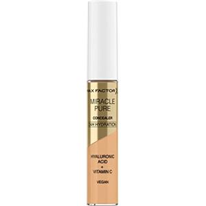Max Factor Correttore Liquido Miracle Pure, Formula con Vitamina C e Acido Ialuronico, 24 Ore di Idratazione, 100% Vegan, Tonalità 02 Light