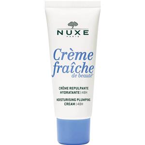 Nuxe Crème Fraîche De Beauté Crema Rimpolpante Idratante 48H - 30 ml, con Latte Vegetale e Olio di Mandorla