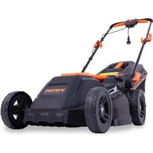 FUXTEC Tagliaerba elettrico con cavo | 12 kg | Larghezza di taglio di 380 mm | Cesto raccogli erba 40l | Altezza di taglio 20 mm - 70 mm | Potenza di 1600 Watt alimentazione a 220V | tosaerba RME38