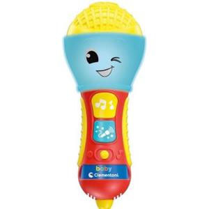Clementoni Baby Microfono: Gioco Elettronico Musicale per Bambini 10-36 Mesi con Luci e Suoni