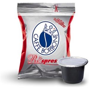 CAFFÈ BORBONE Capsule Borbone Respresso compatibili Nespresso miscela nera rossa blu oro dek pz. 50 100 200 300 400 500 600 (50, Miscela Rossa)