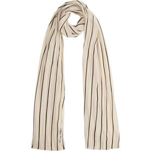 Tommy Hilfiger Tommy Script Chiffon Scarf Aw0Aw18049 Sciarpa Leggera, Beige (Soft Cream), Taglia Unica Donna